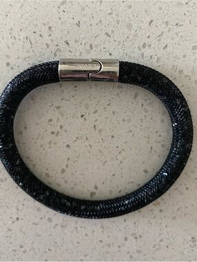 Swarovski Black Crystal Mesh Bracelet